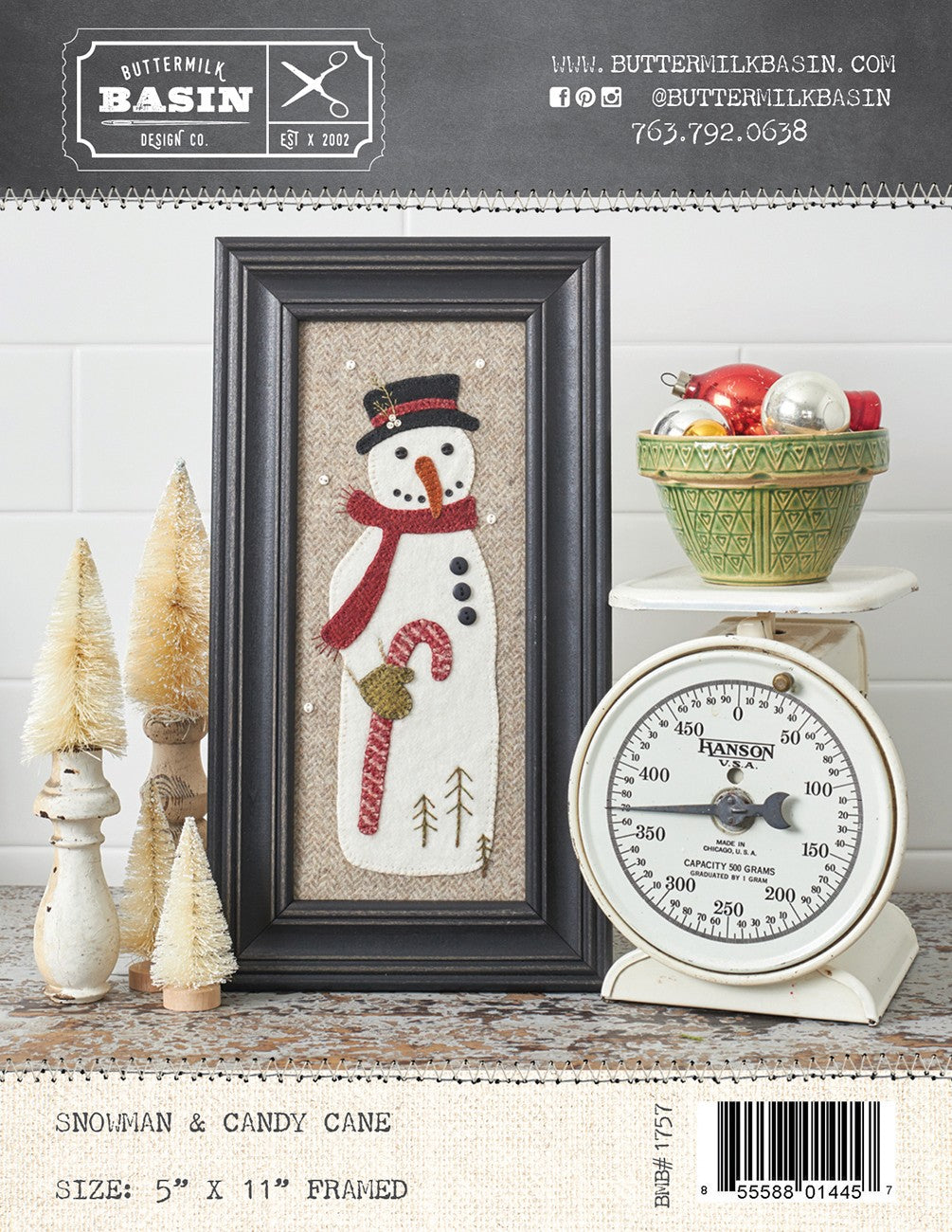 Snowman & Candy Cane