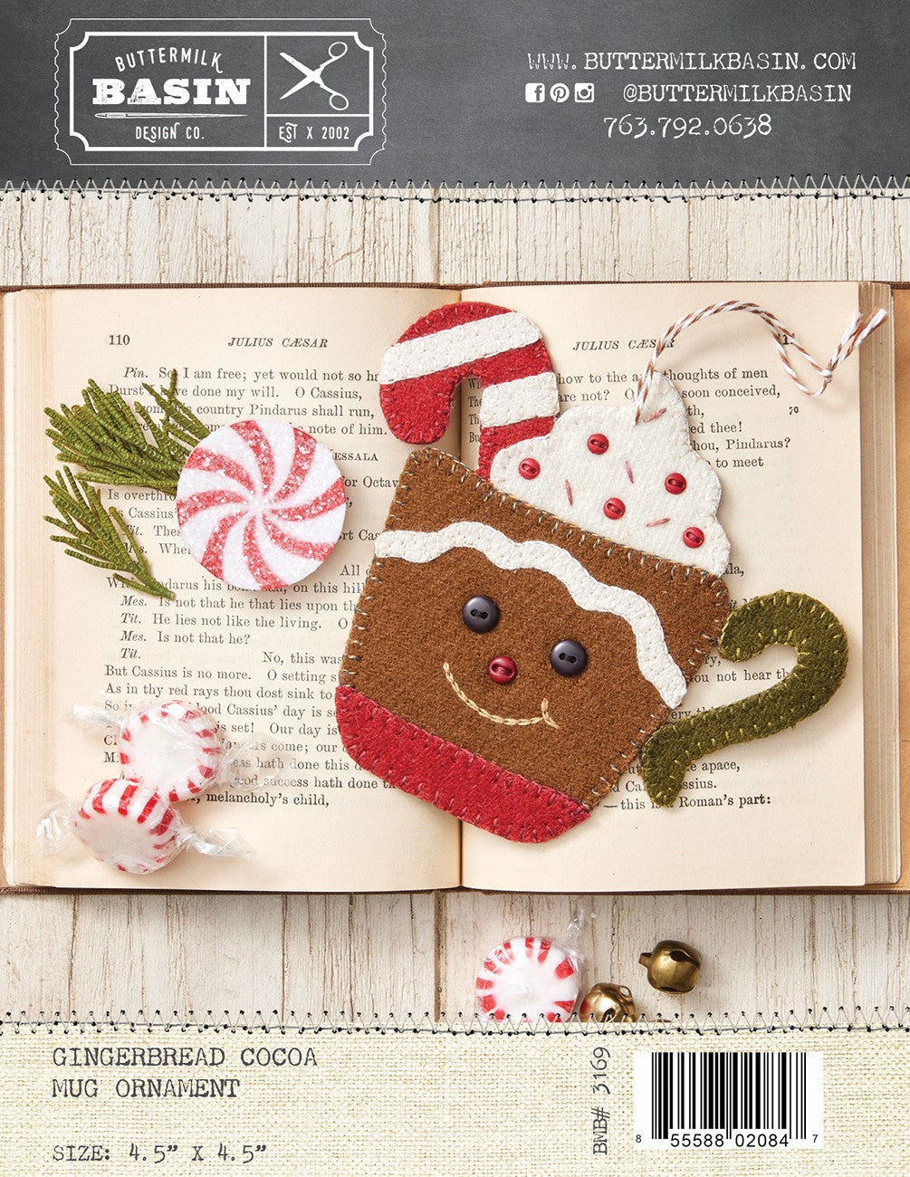 Gingerbread Cocoa Mug Ornament