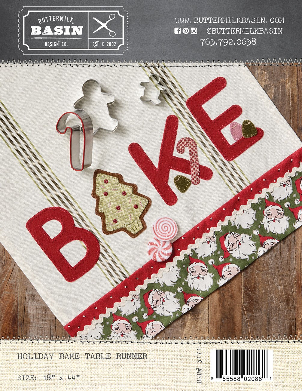 Holiday BAKE Table Runner