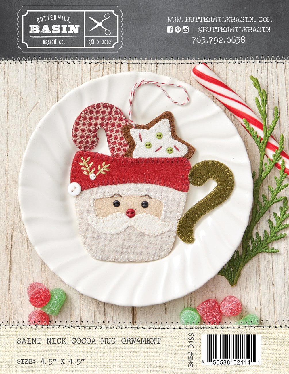 Saint Nick Cocoa Mug Ornament