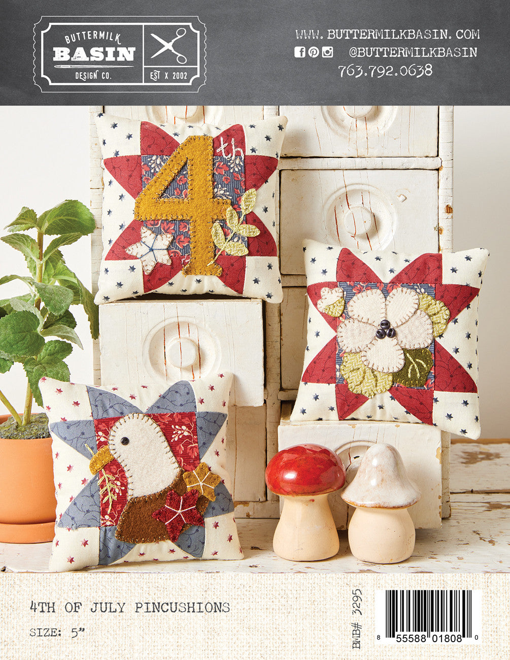 4th of July Pincushions