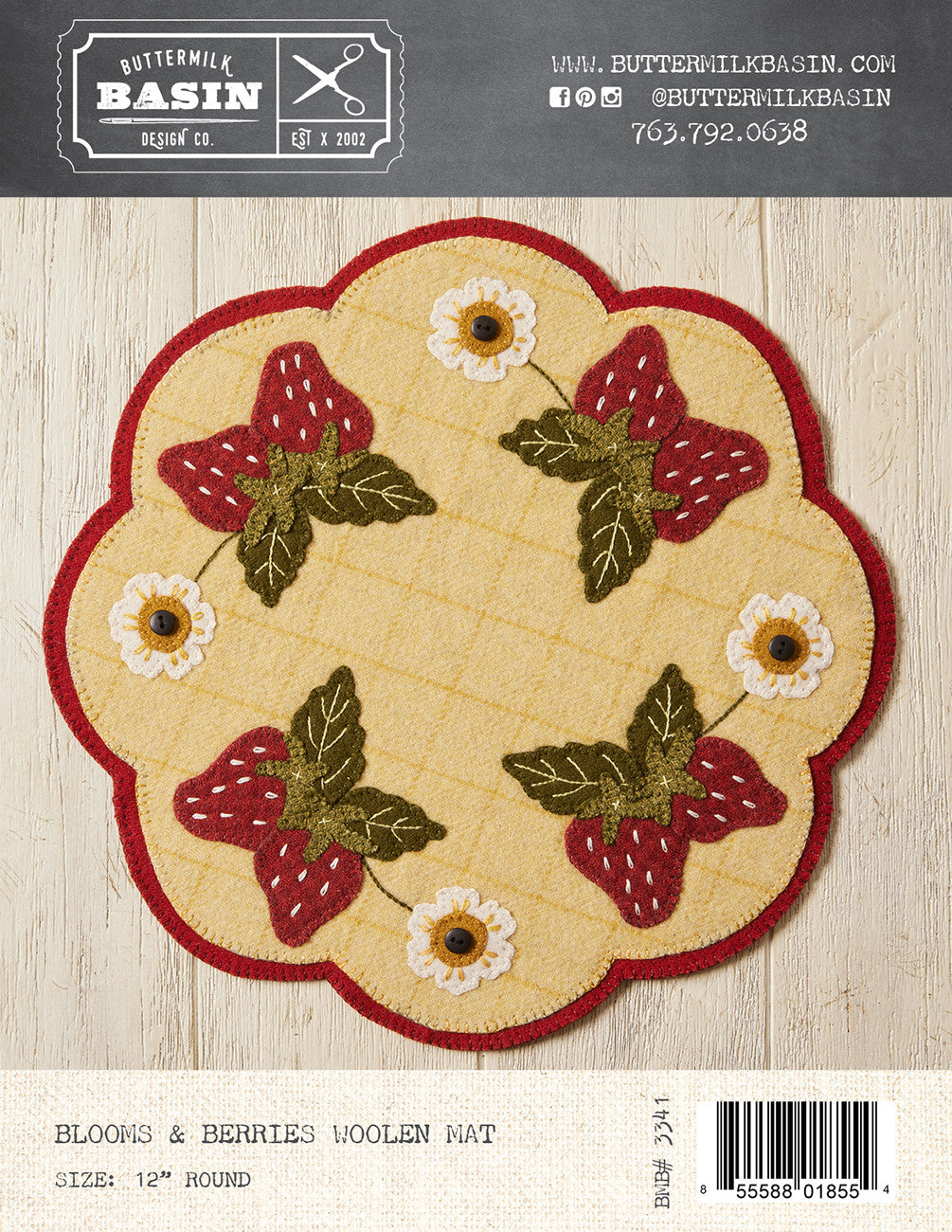 Blooms & Berries Woolen Mat