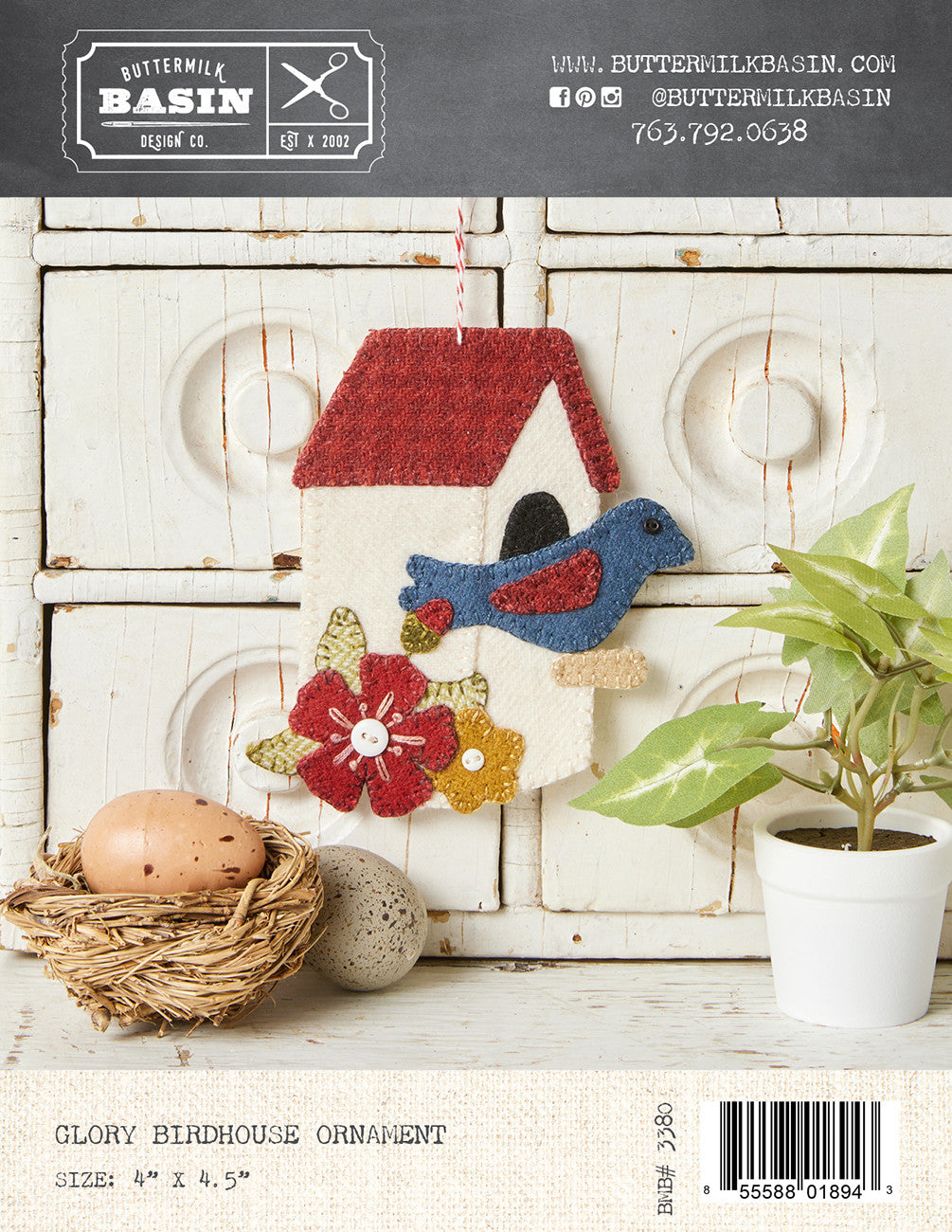 Glory Birdhouse Ornament