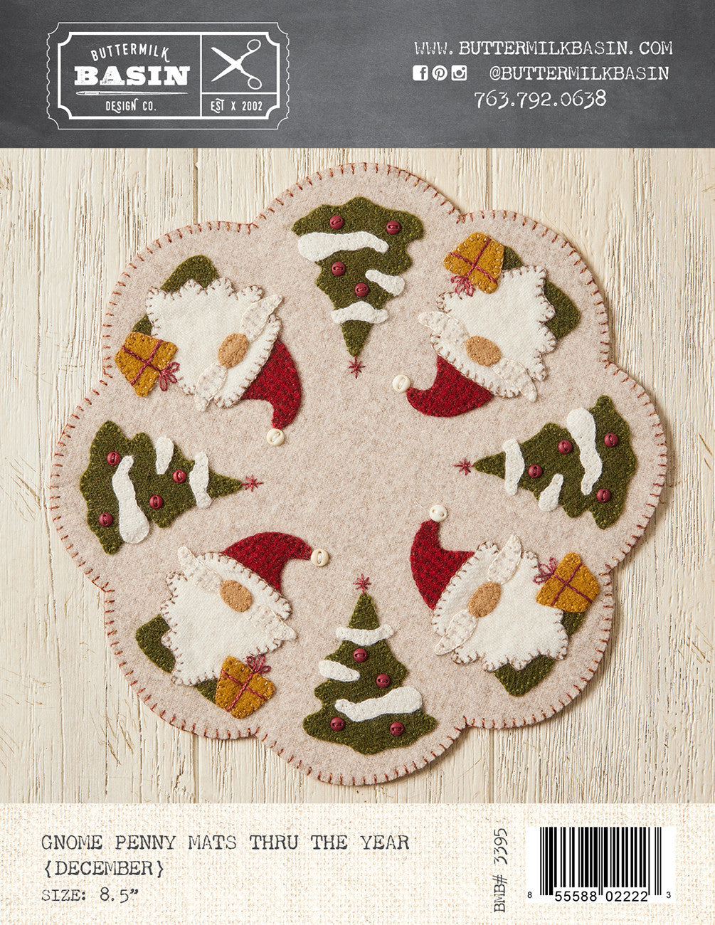 Gnome Penny Mats Thru the Year - December