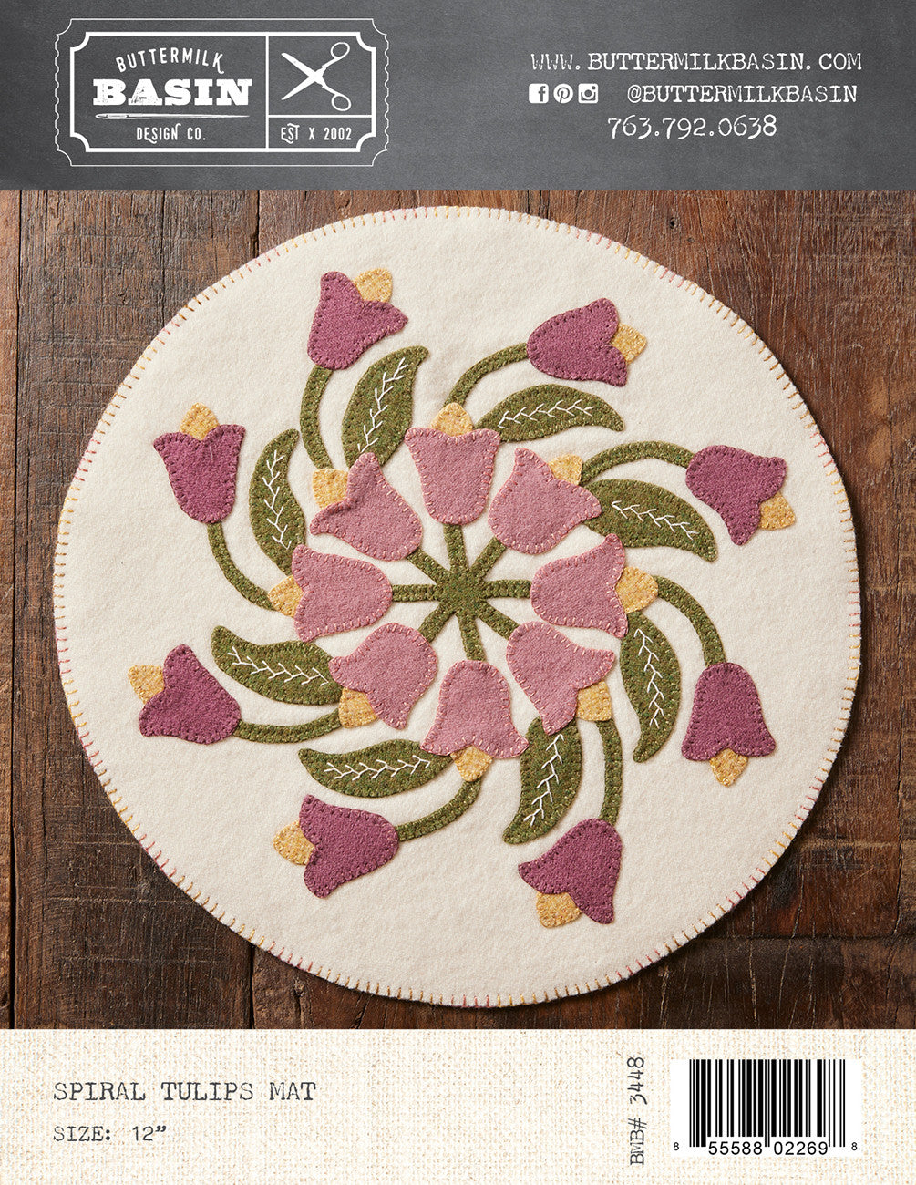 Spiral Tulips Mat