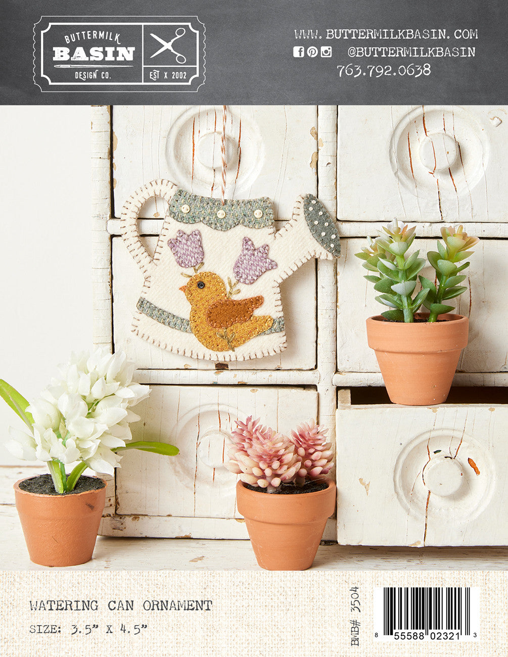 Watering Can Ornament
