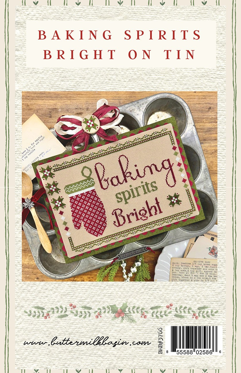 Baking Spirits Bright on Tin