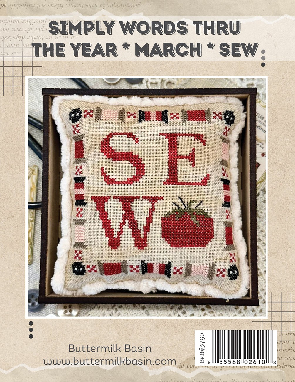 Simply Words Thru the Year March SEW