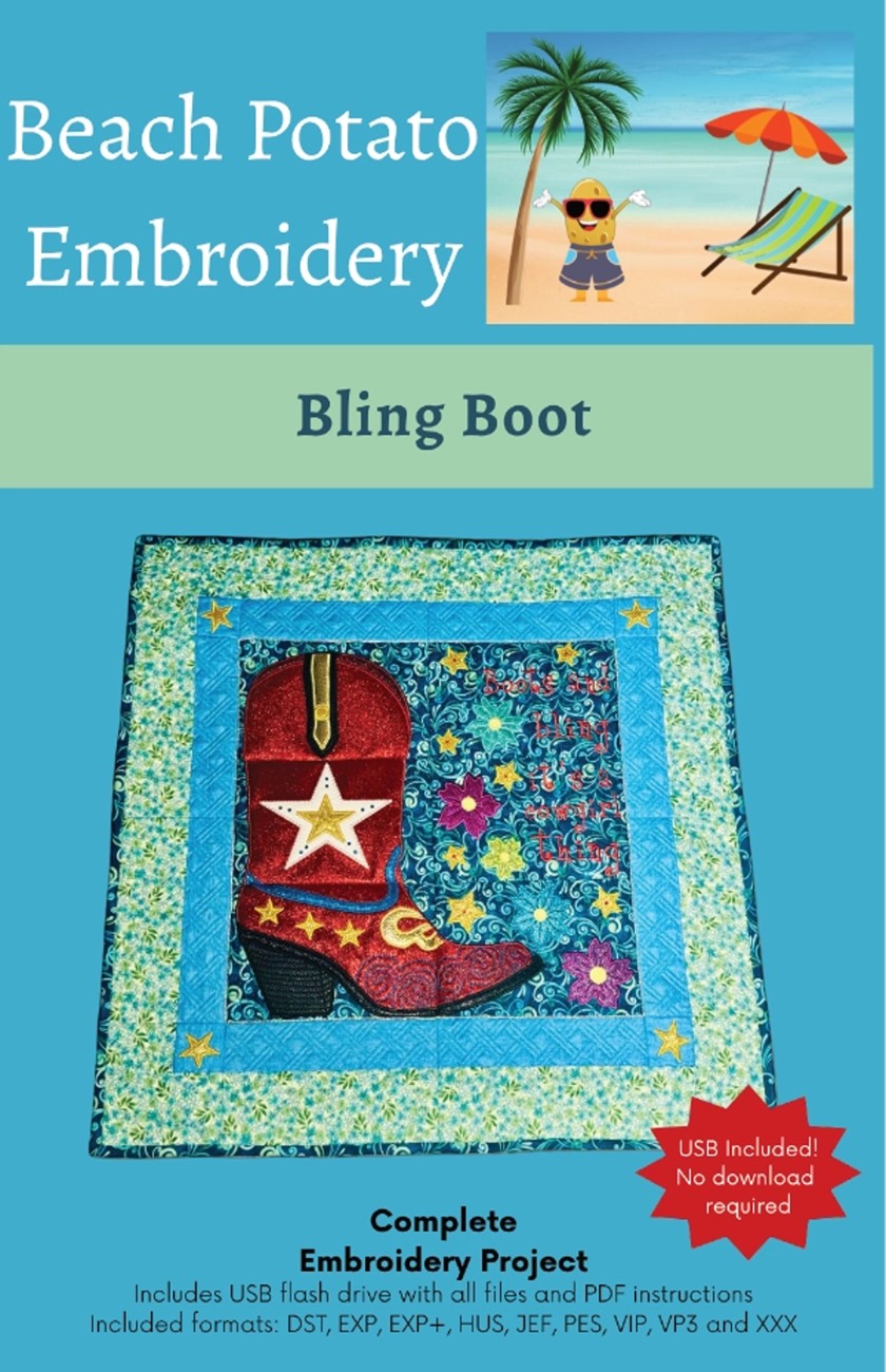 Bling Boot Wall Hanging