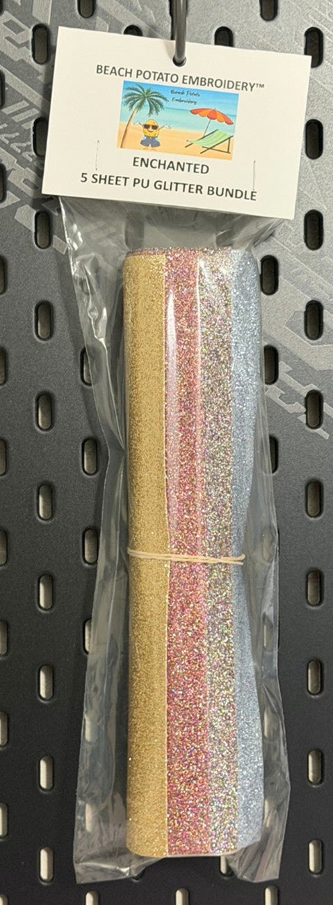 Enchanted Glitter Sheet Bundle 5pk