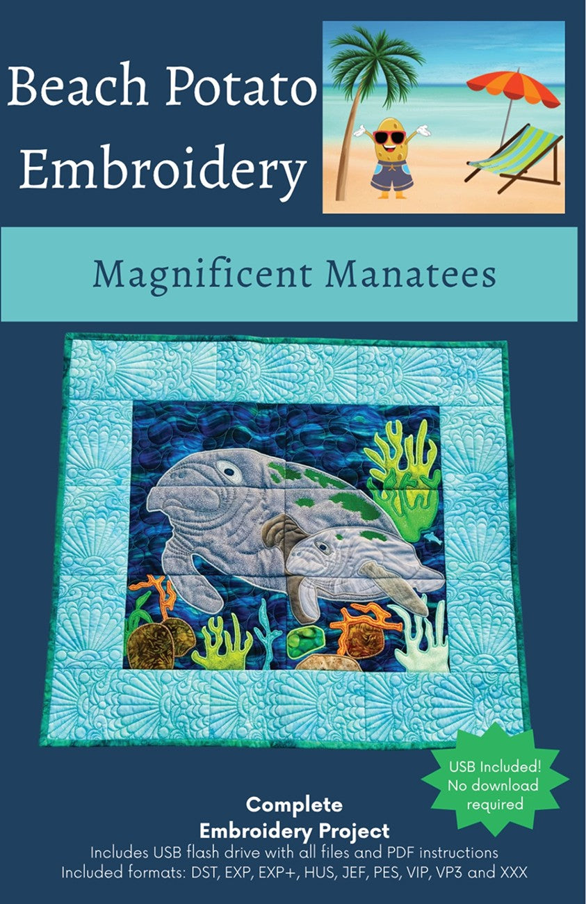 Magnificent Manatees Wall Hanging