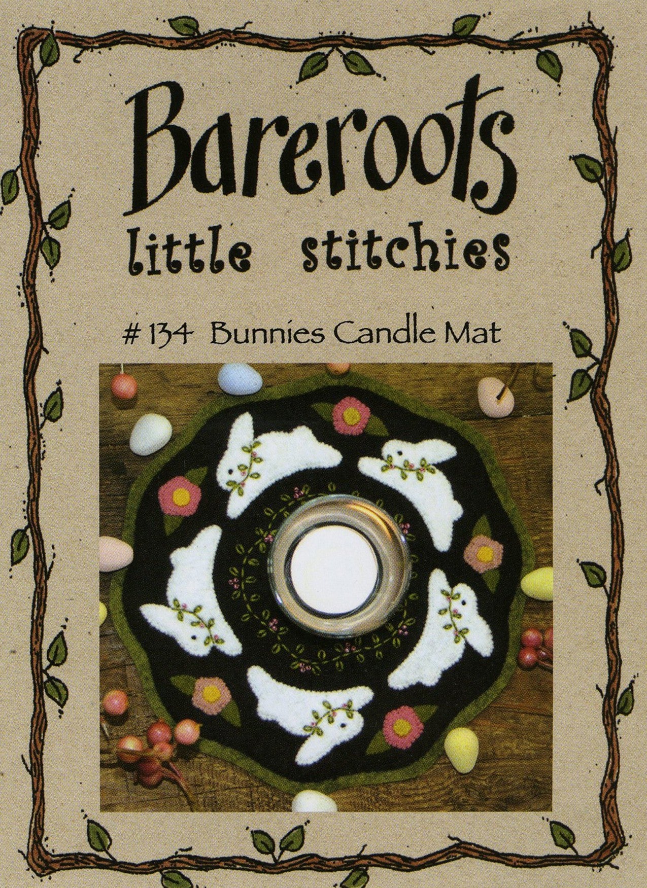 Little Stitchies - Bunnies Candle Mat