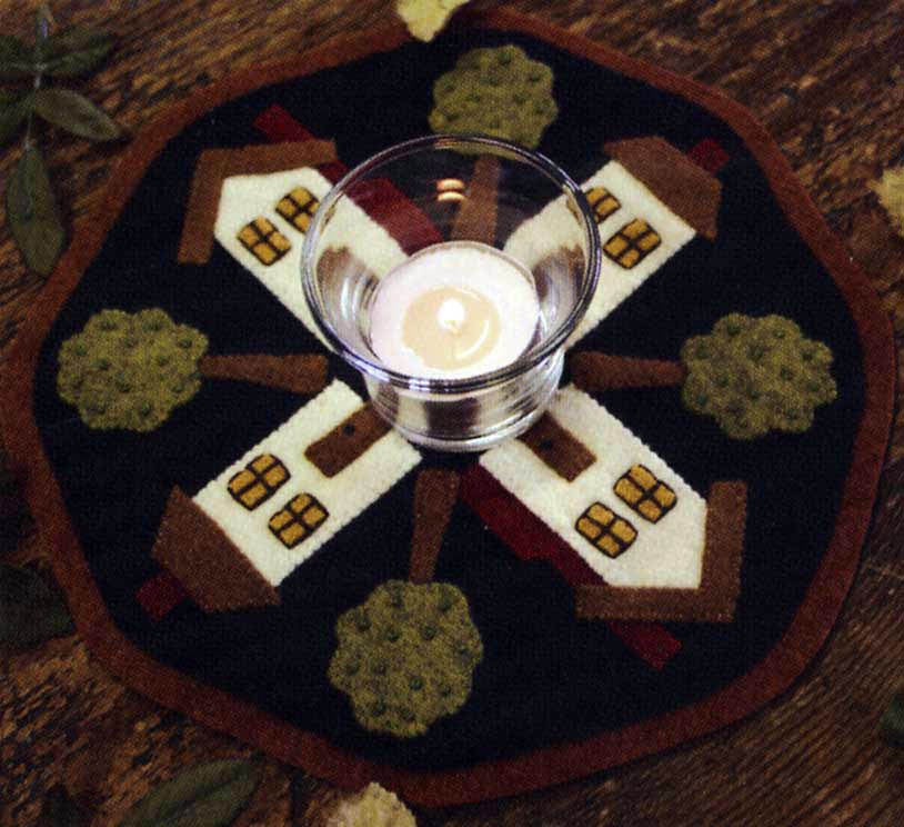 Kit Candle Mat Houses