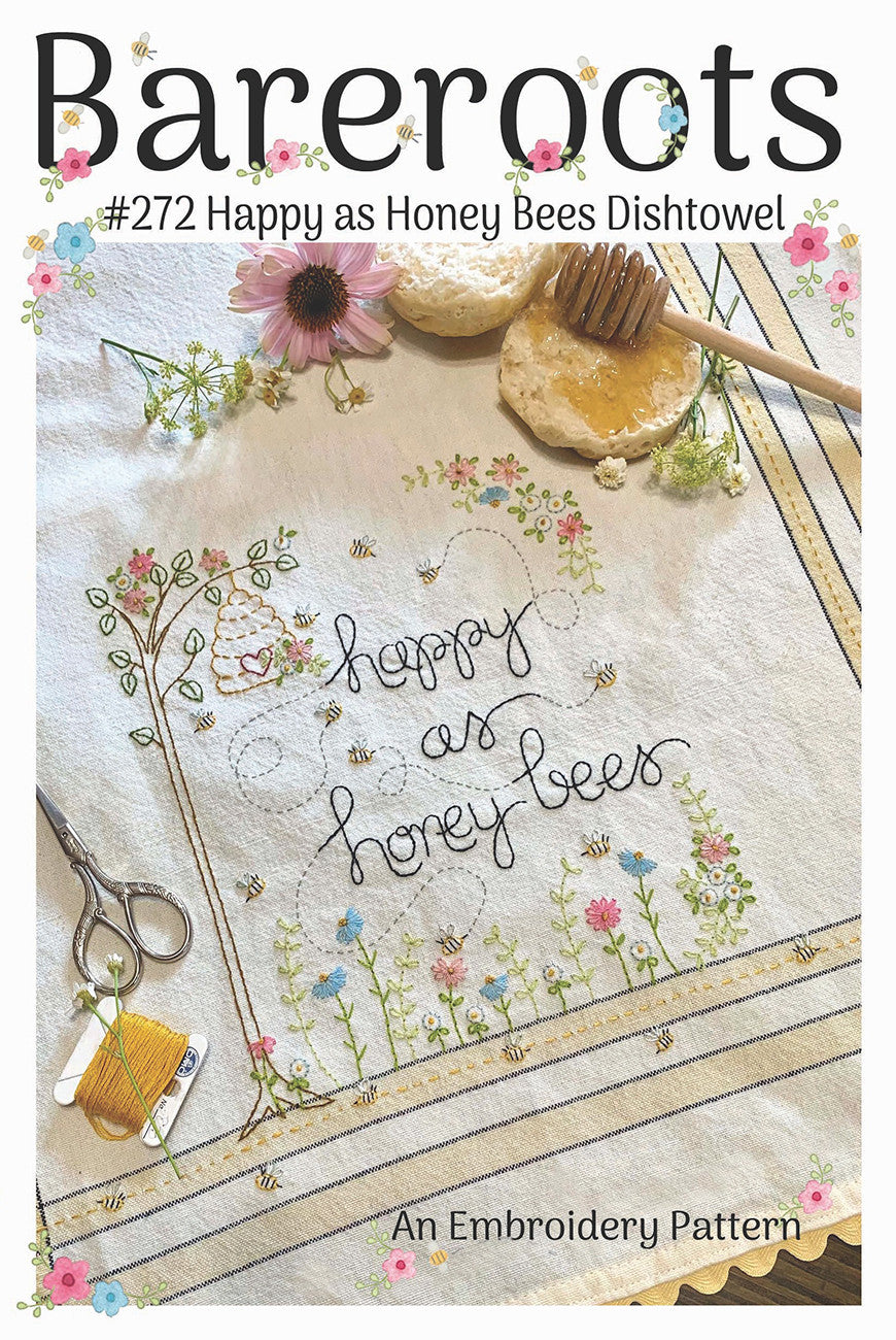 Happy as Honey Bees Dishtowel Pattern