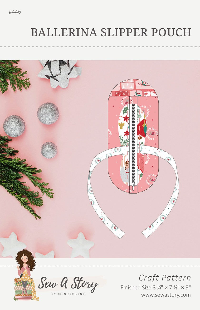 Ballet Slipper Zipper Pouch