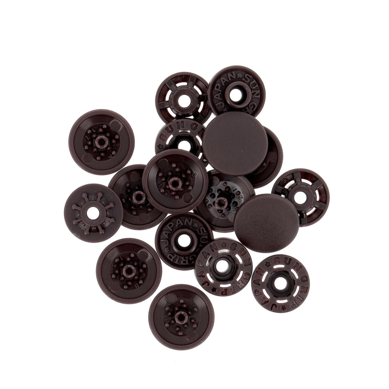 Bulk Plastic Finger Snaps 1000pc Brown