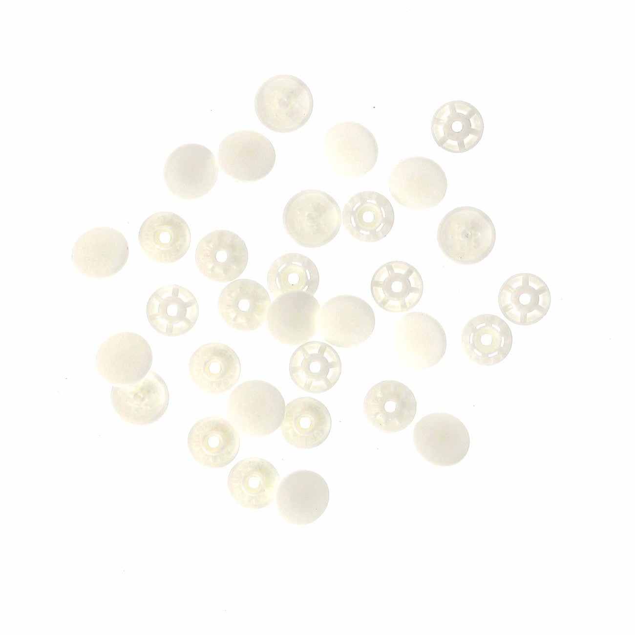 Bulk Plastic Finger Snaps 1000pc White