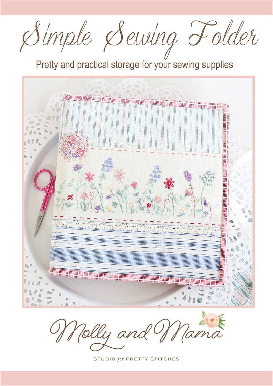Simple Sewing Folder Includes Pre Printed Linen