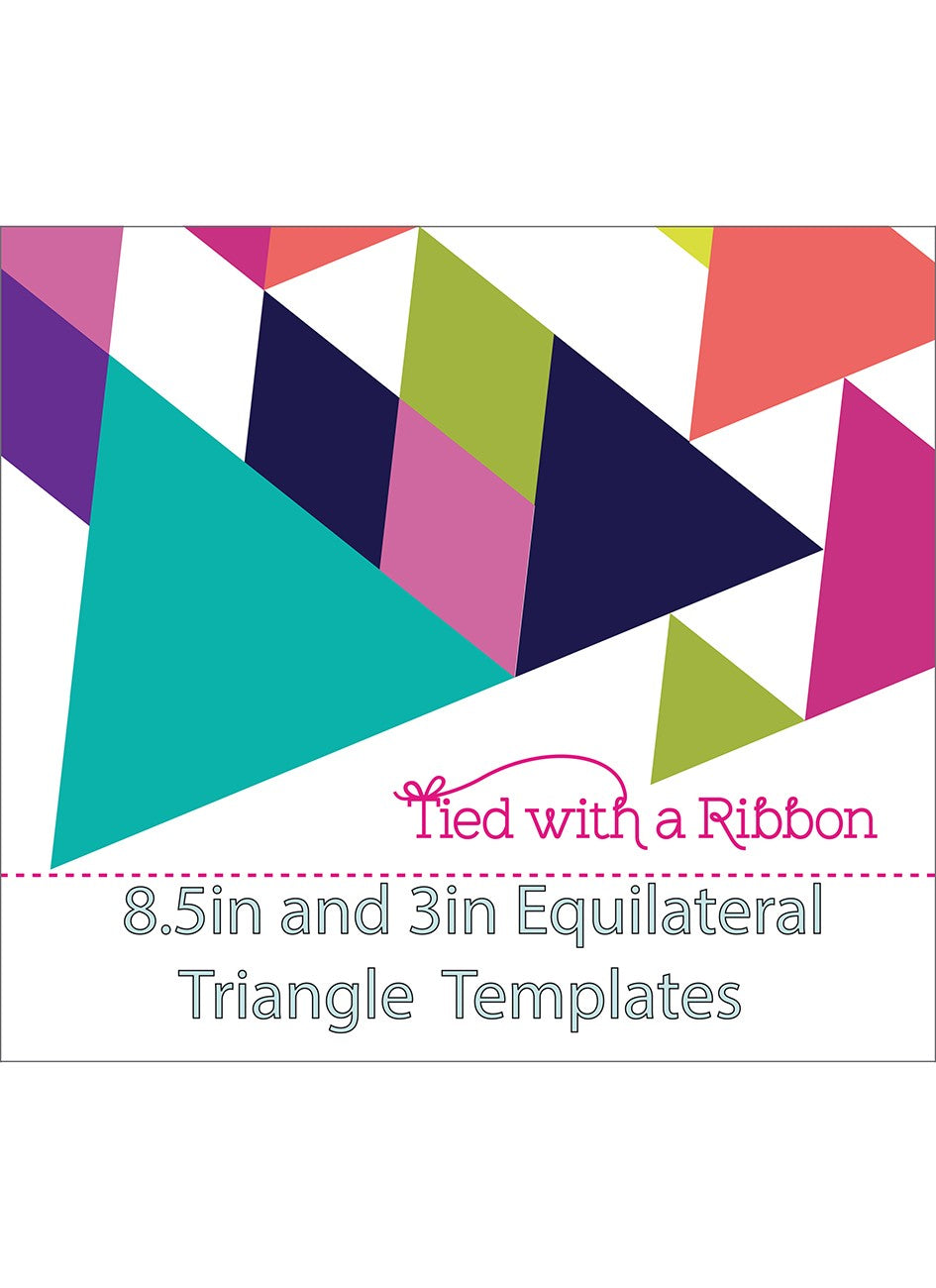 8 1/2" & 3" Equilateral Triangle Templates