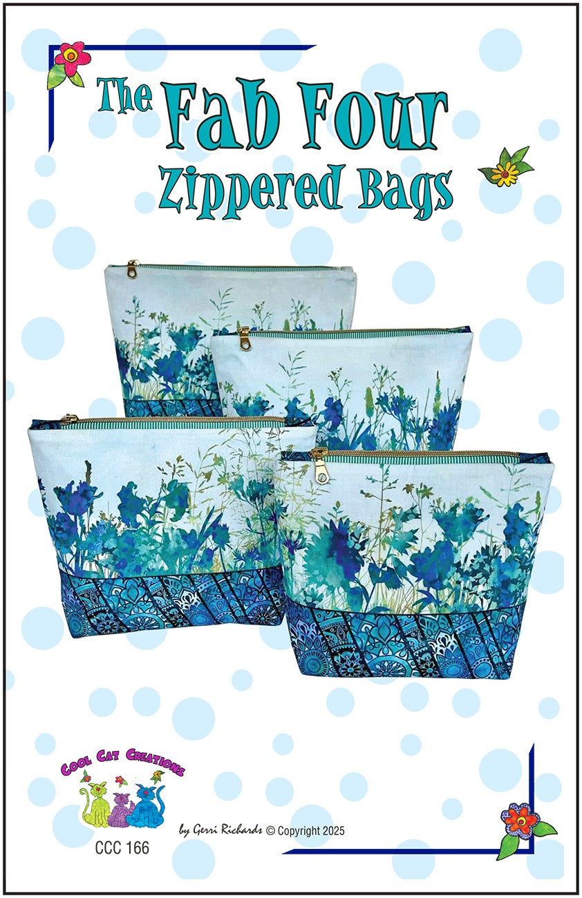 The Fab Four Zippered Bags