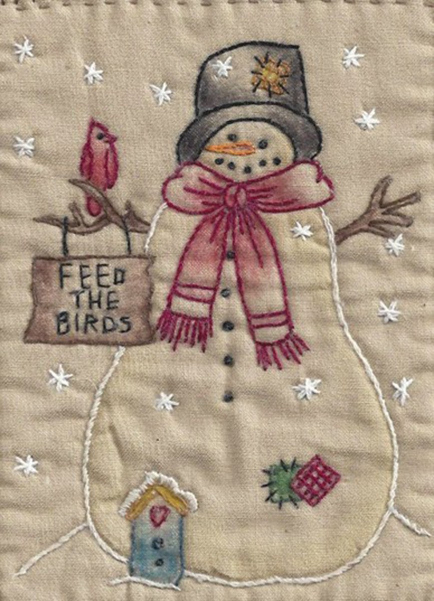 Birdfeed Snowman Tea Dye