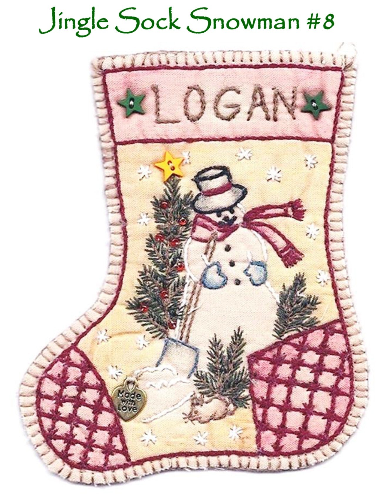 Jingle Sock Snowman