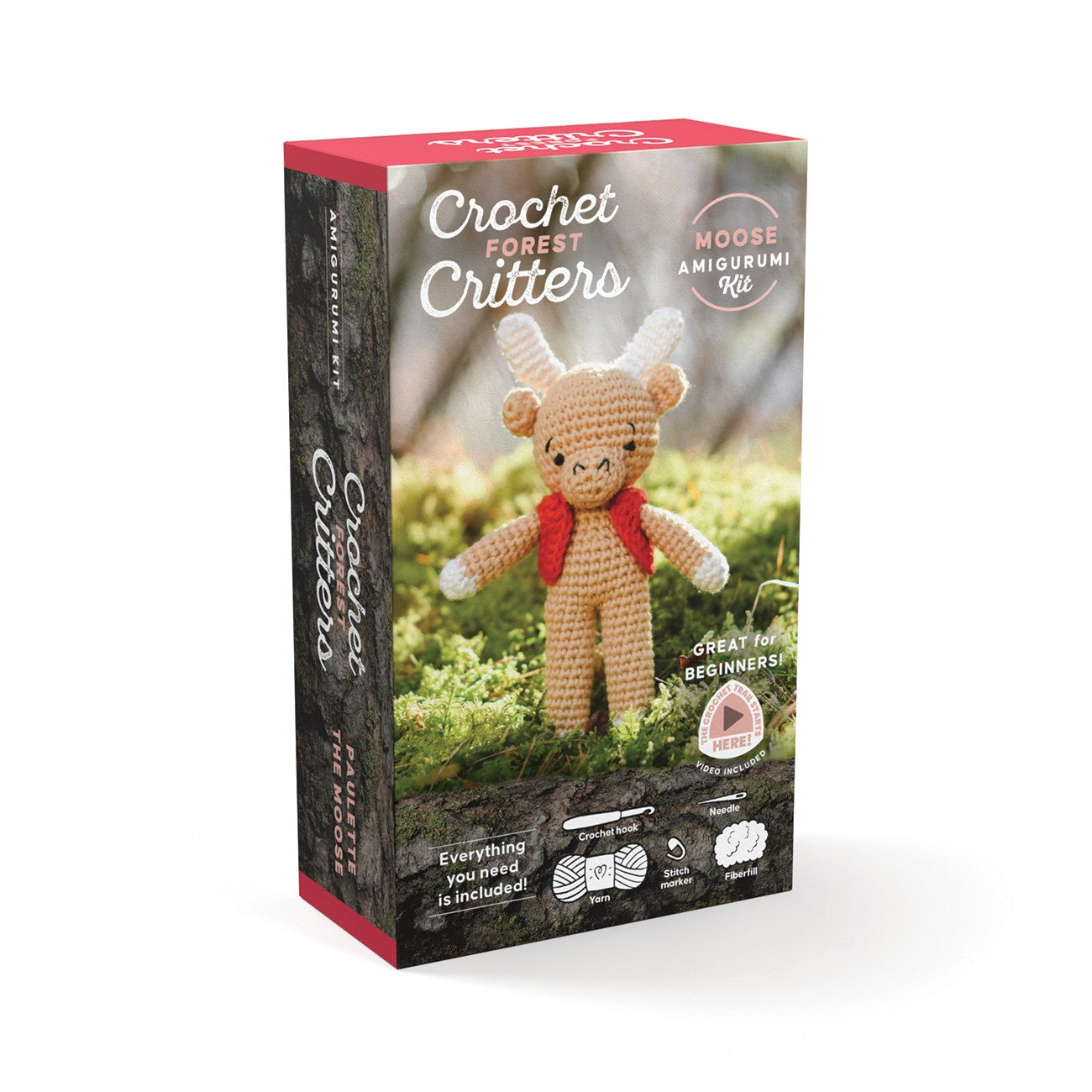 Crochet Forest Critters Amigurumi Kit Moose