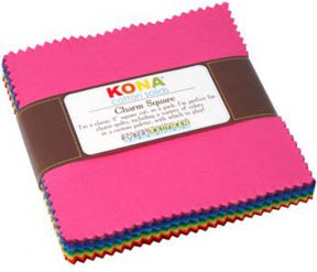 5in Squares Kona Cotton Classic Palette 41pcs
