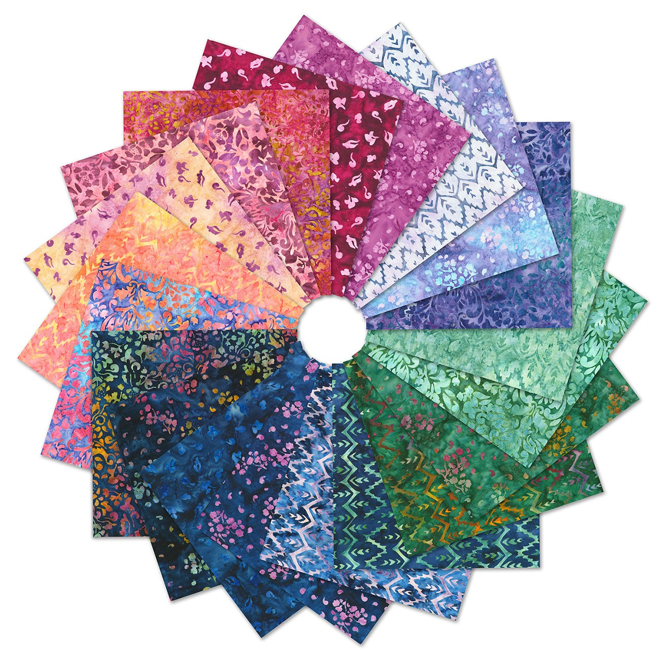 5in Squares Bohemia Blooms, 42pcs/bundle