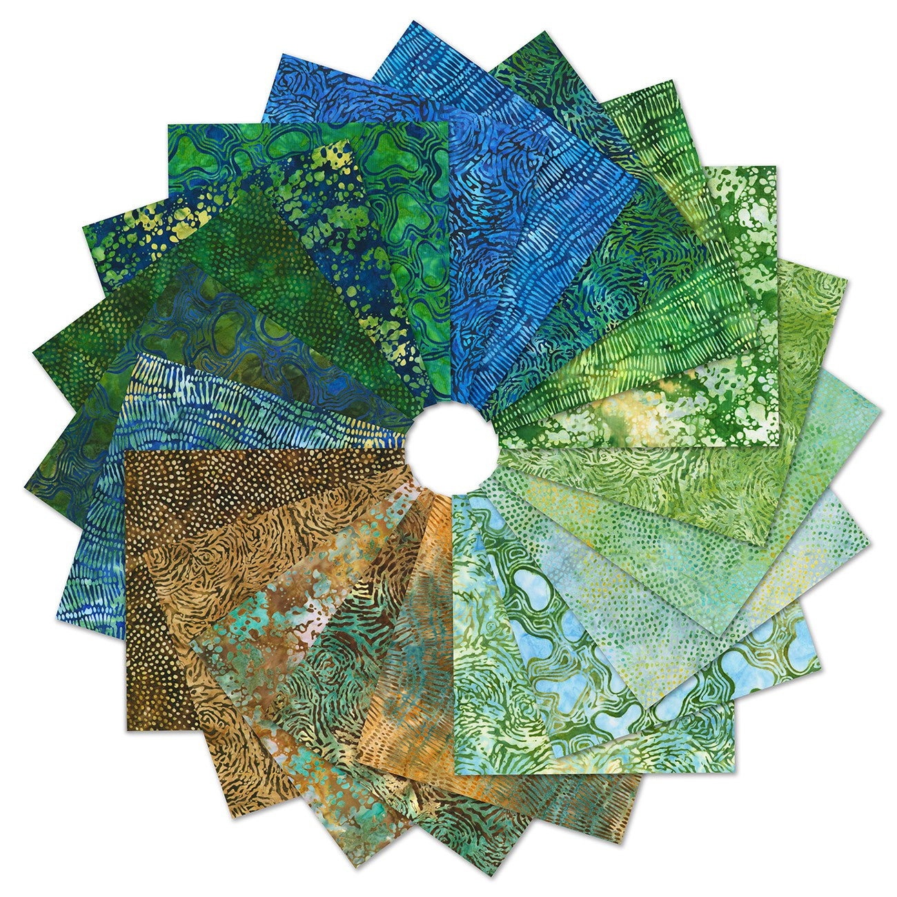 5in Squares, Wild Terrain 42pcs/bundle