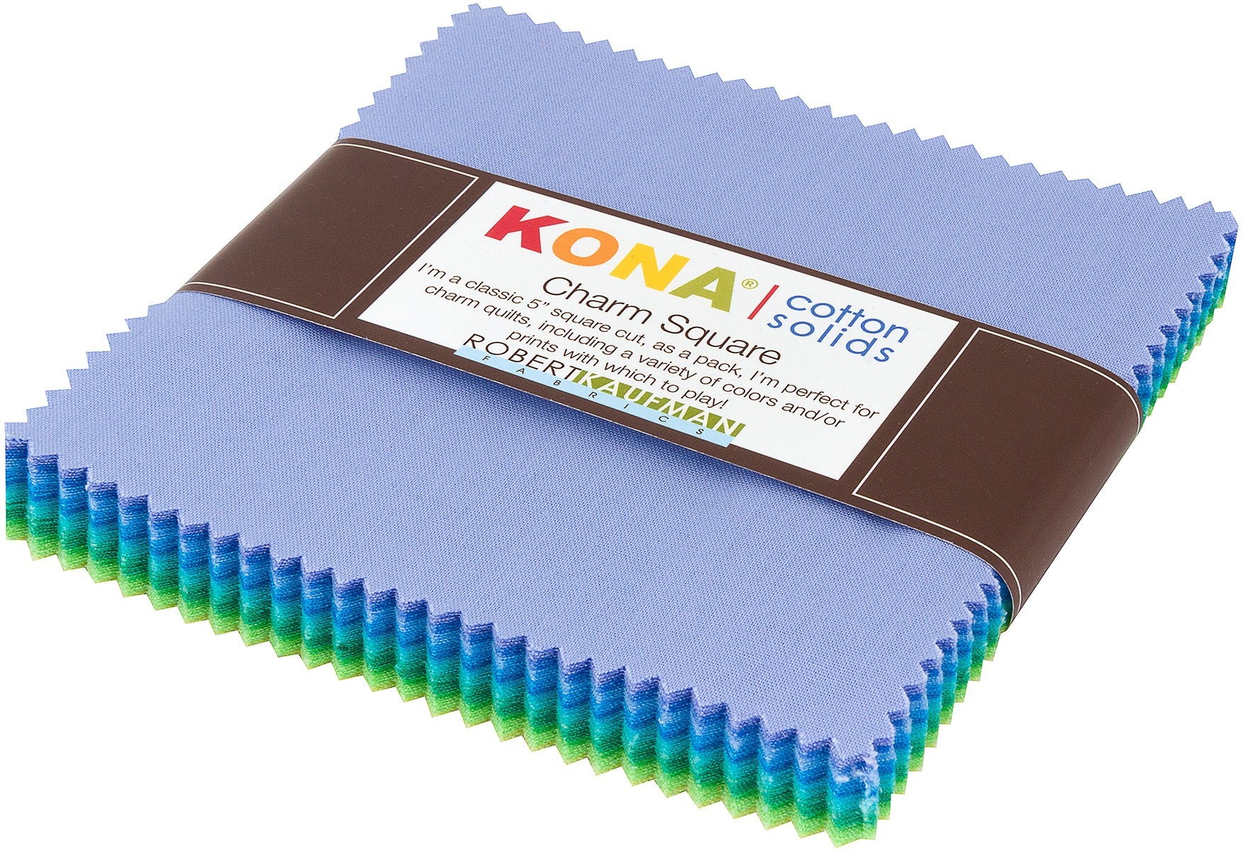 5in Squares Kona Cotton Mermaid Shores Palette, 42pcs/bundle