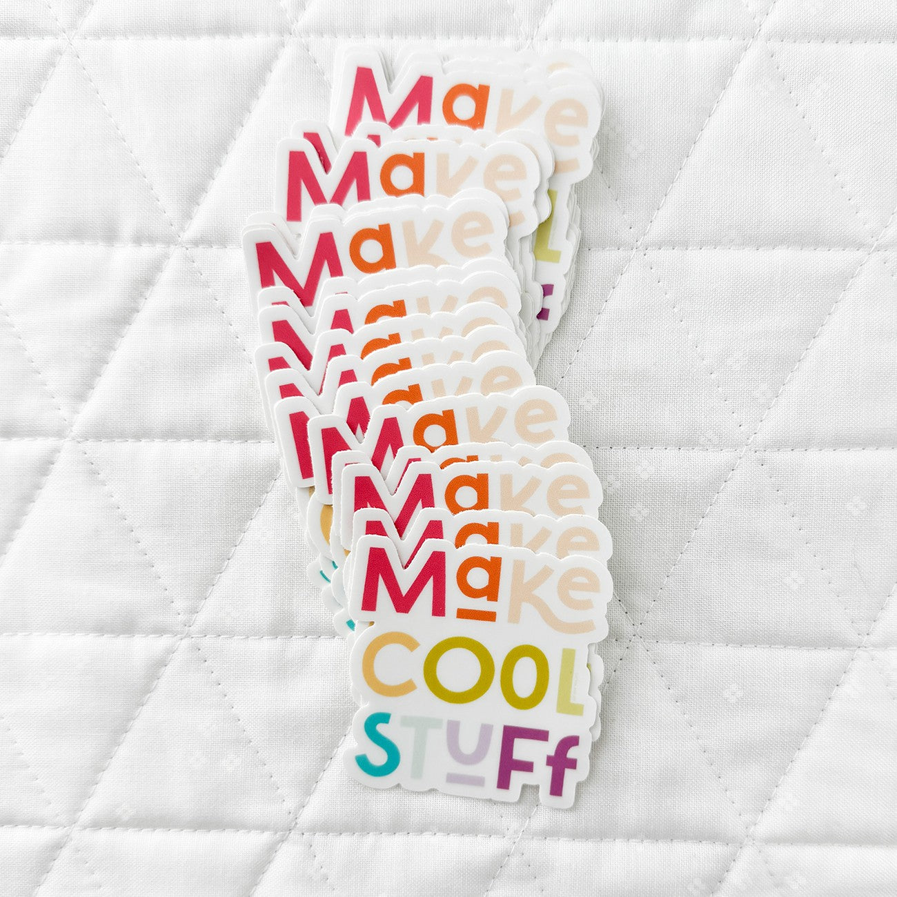 Make Cool Stuff Sticker 6pk