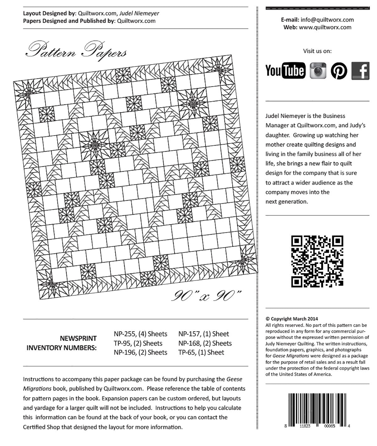 Geese Migrations Cover Foundation Paper Packs