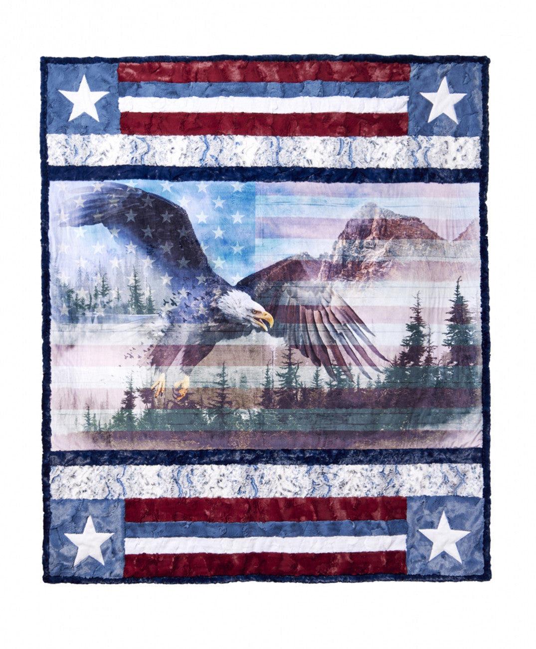 Home of the Brave Borderline Cuddle Kit 58In x 68In