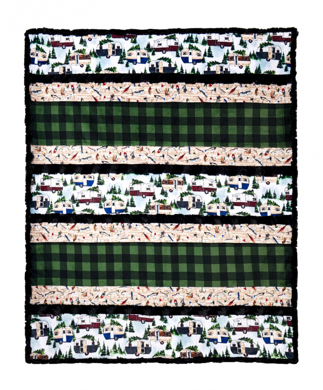 Happy Camper Crazy 8 Cuddle Kit 58X68In