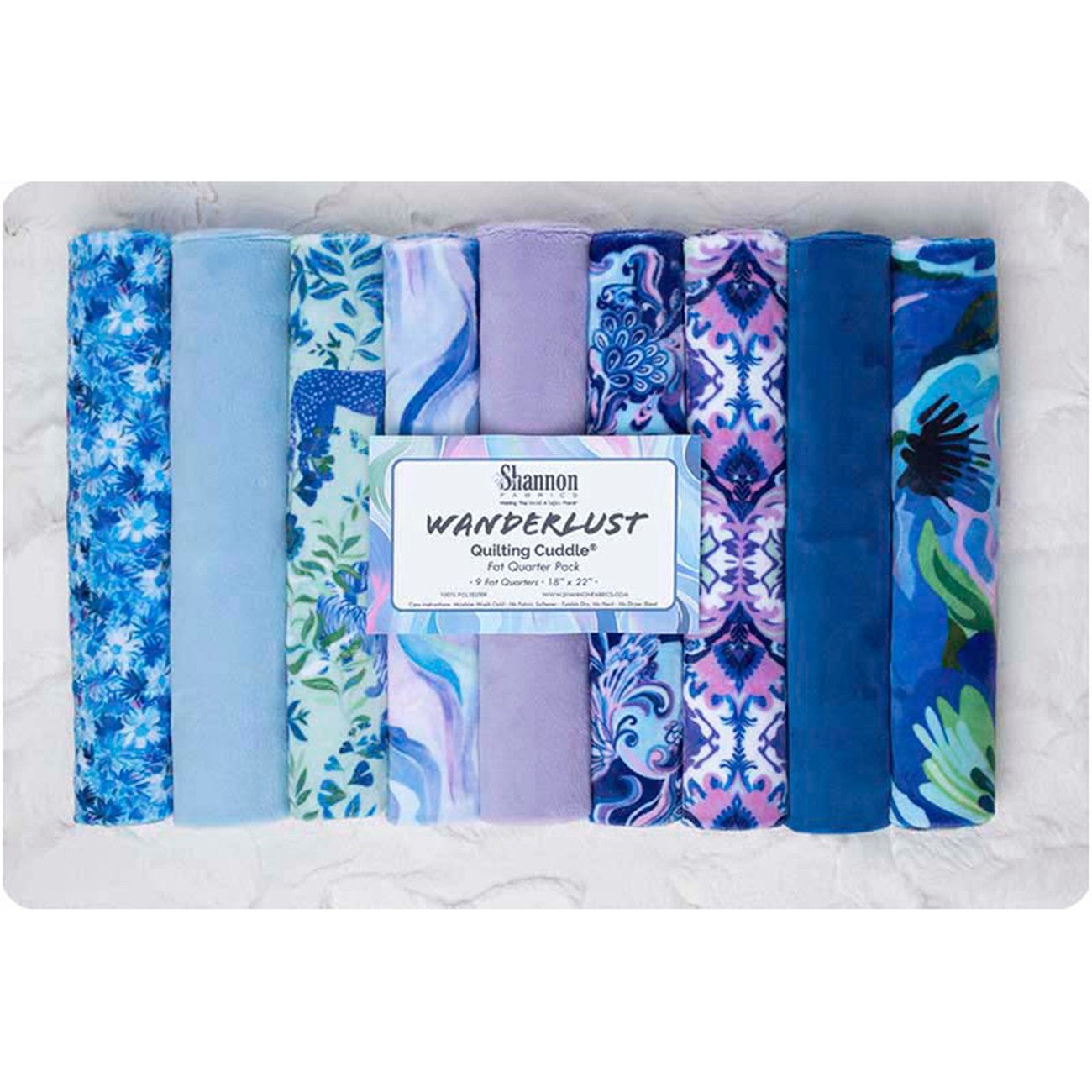 Wanderlust-Blue Quilting Cuddle Fat Quarter Packs