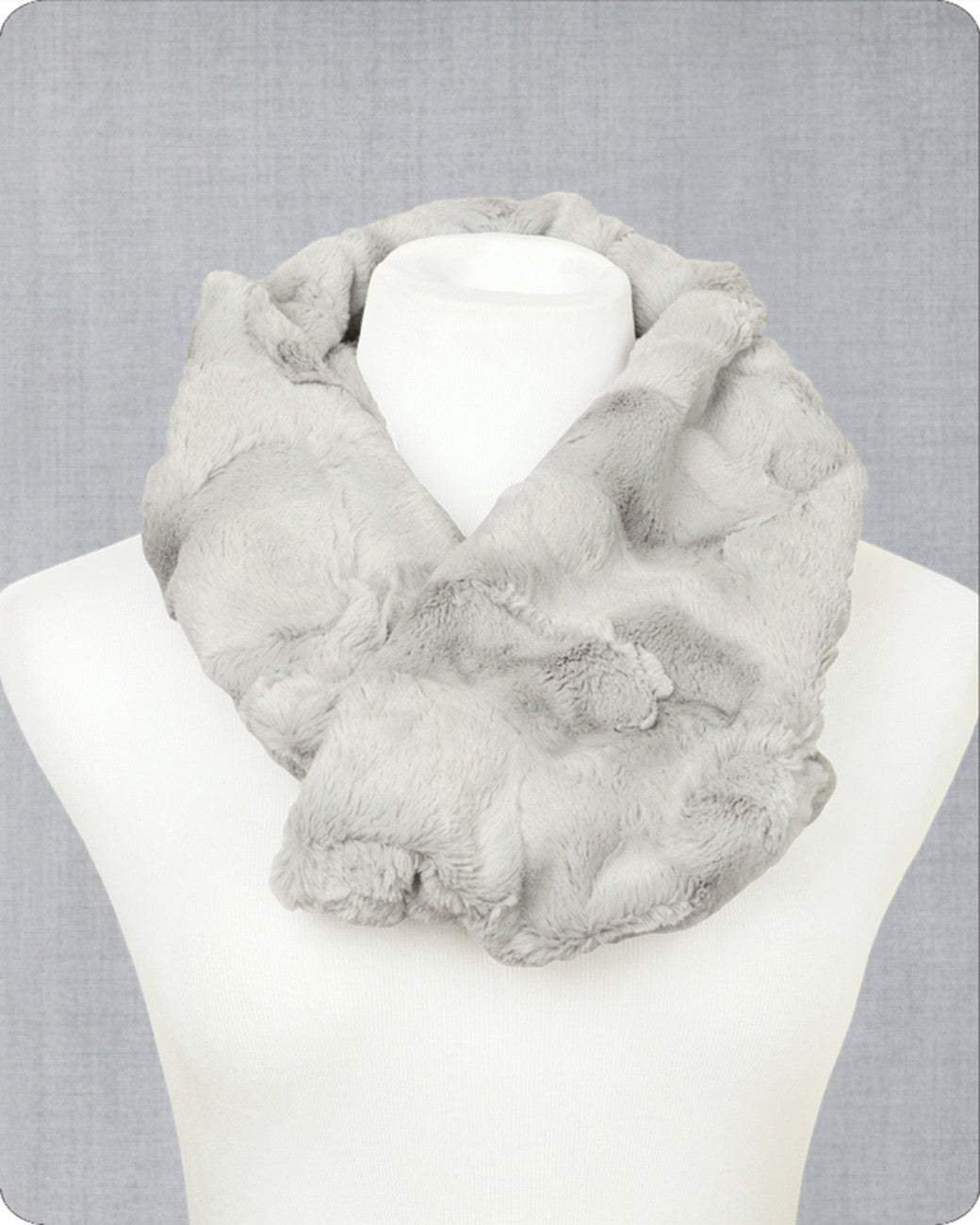 Infinity Scarf Kit Hide Silver 19in x 36in