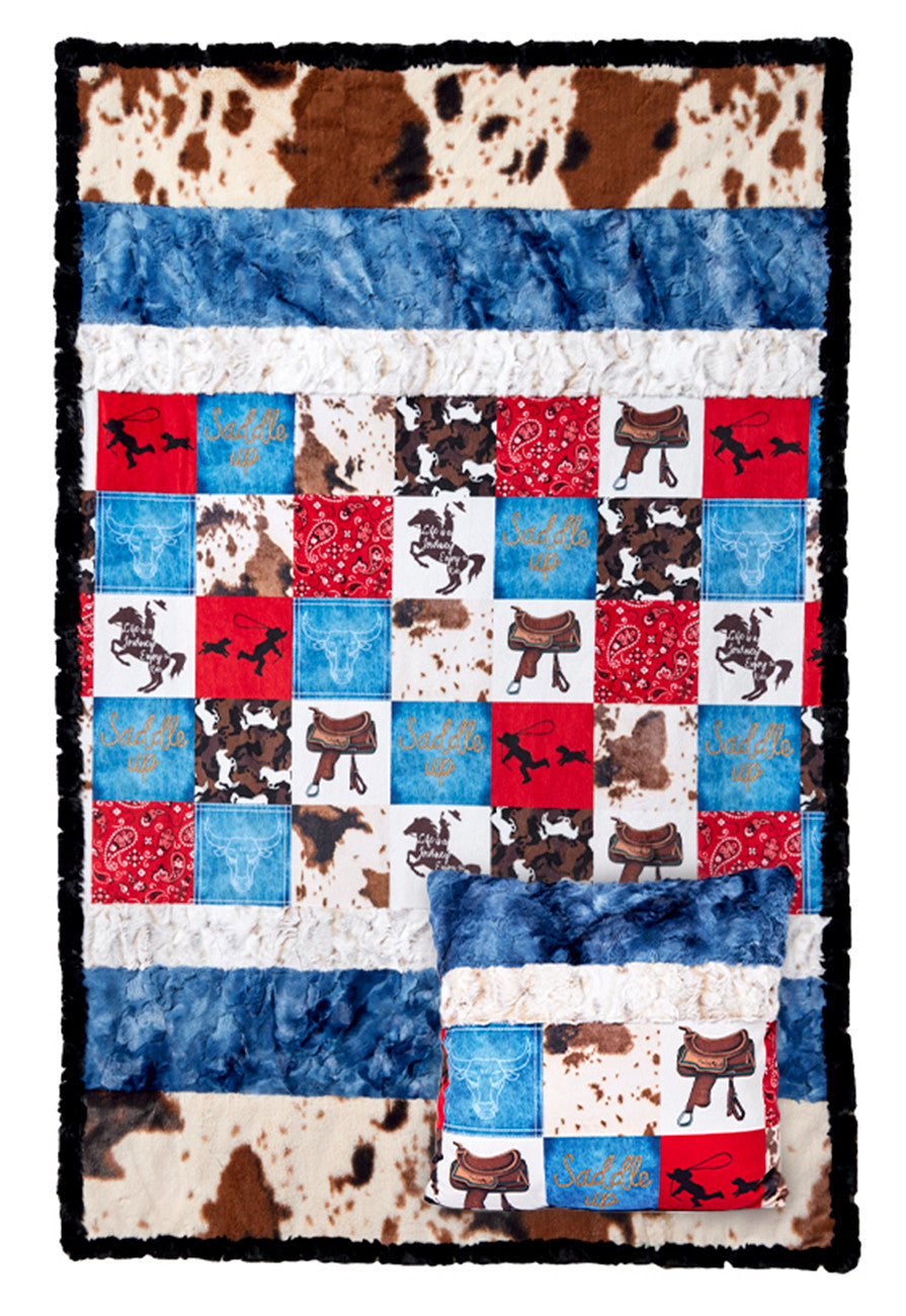 Giddy Up! Picture Perfect Cuddle Kit 38Inx58In