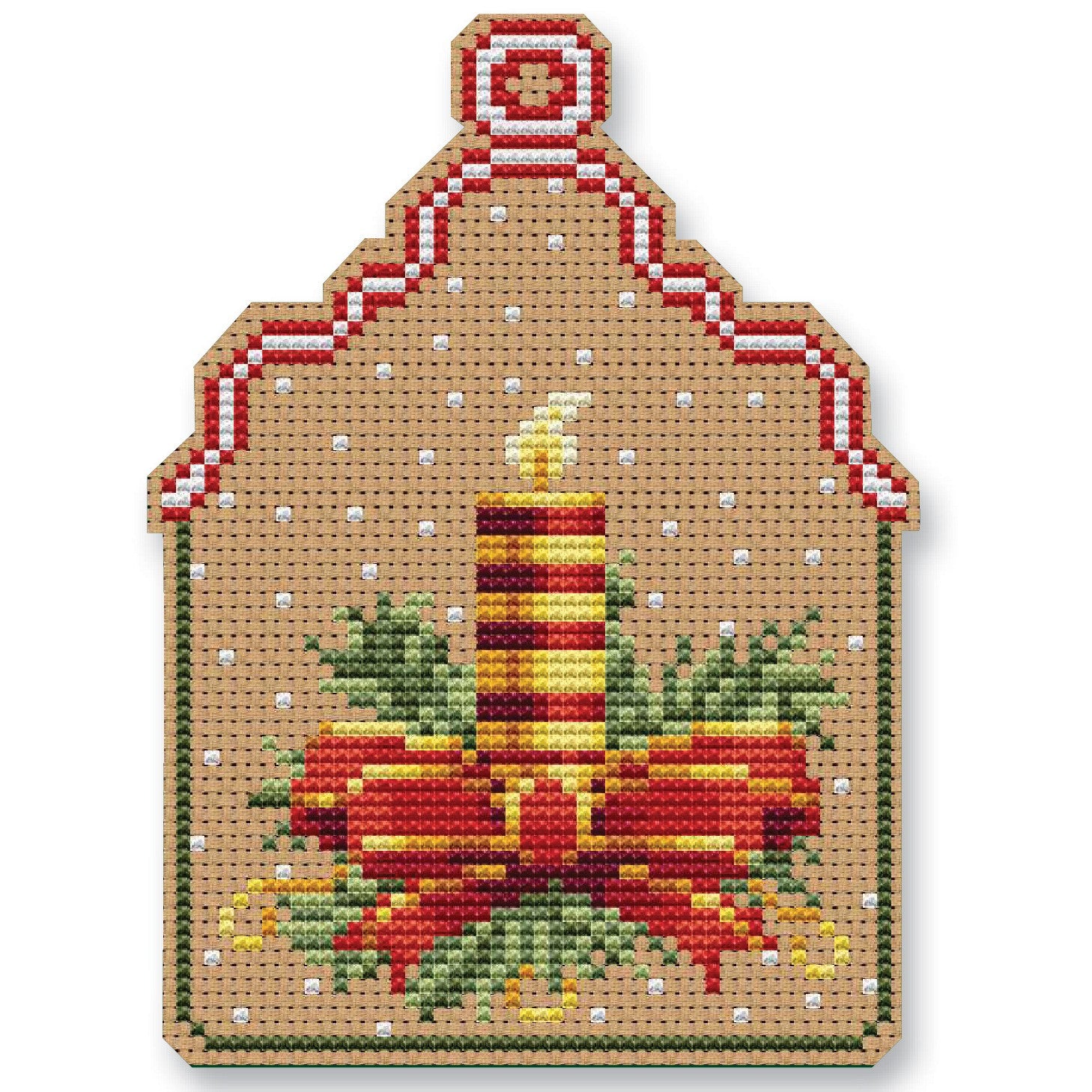 Christmas Candle Ornament