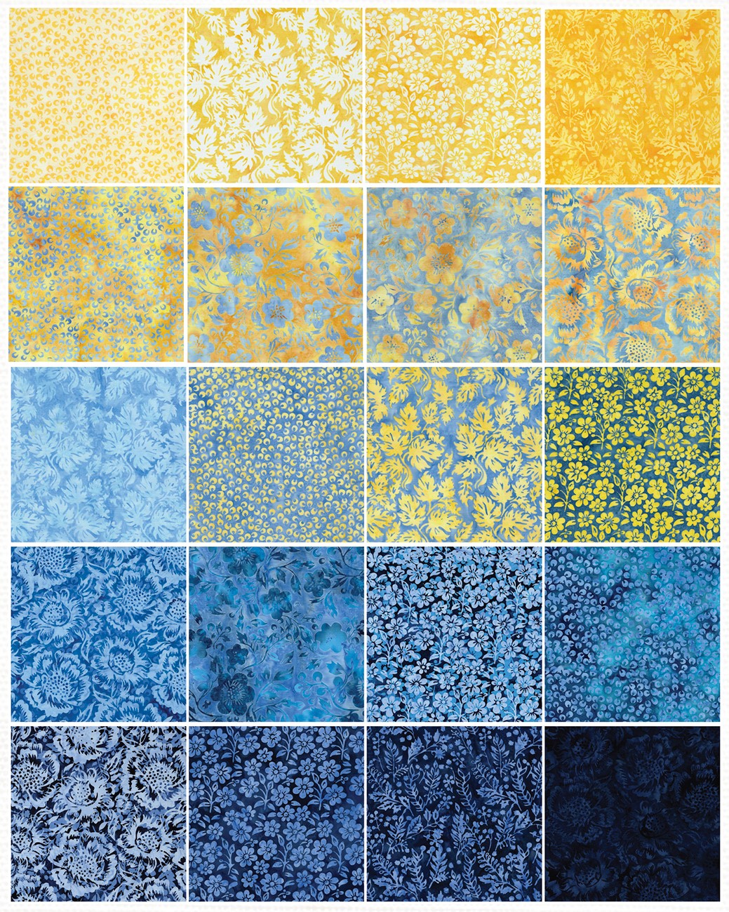 10in Squares Countryside Charm 42pcs, 2 Pieces of Each Print