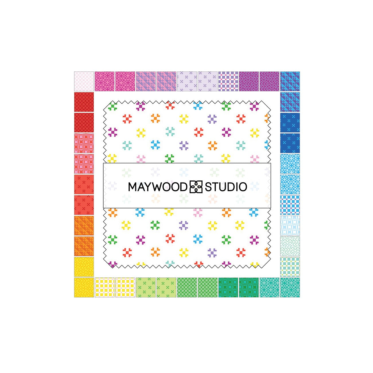 5in Squares Coslorblock Party, 42pcs/bundle