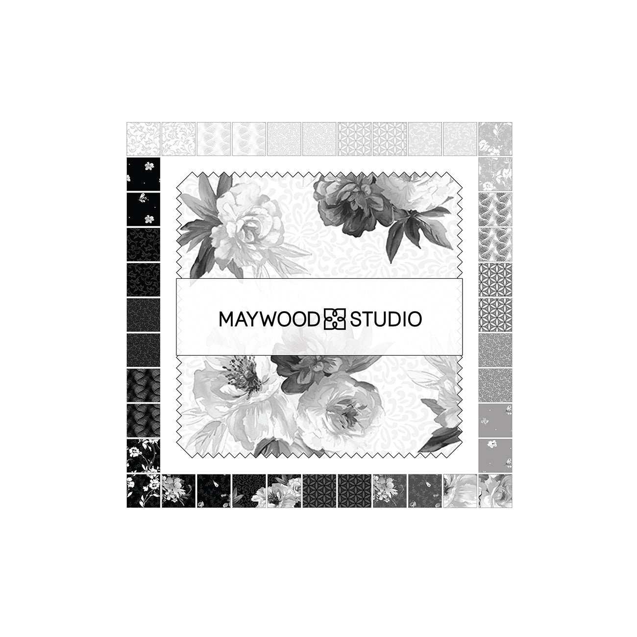 5in Squares Moonlit Walk, 42pcs/bundle