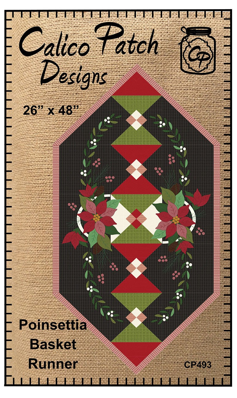 Poinsetta Basket Runner