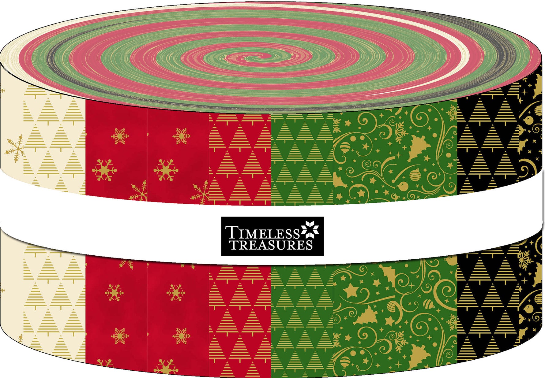 2.5in Strips Holiday Blenders 40pcs/bundle