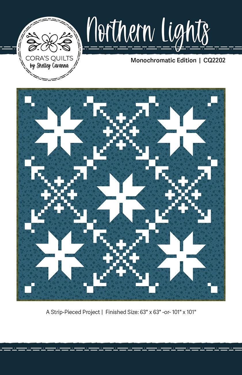 Northern Lights Quilt Pattern - the Monochromatic Edition