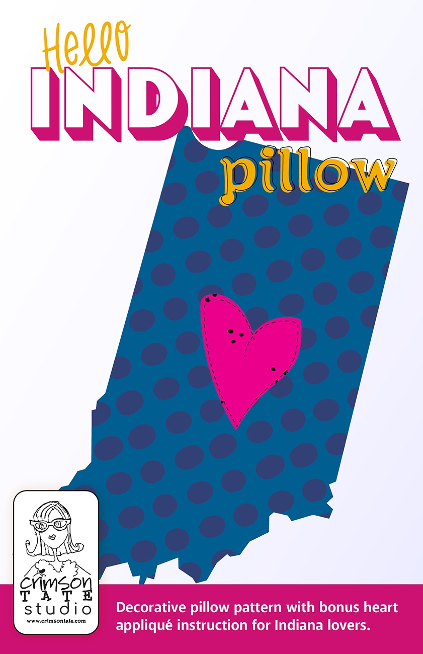Hello Indiana Pillow Pattern