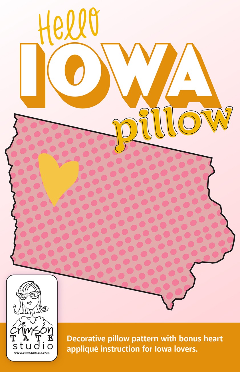 Hello Iowa Pillow Pattern