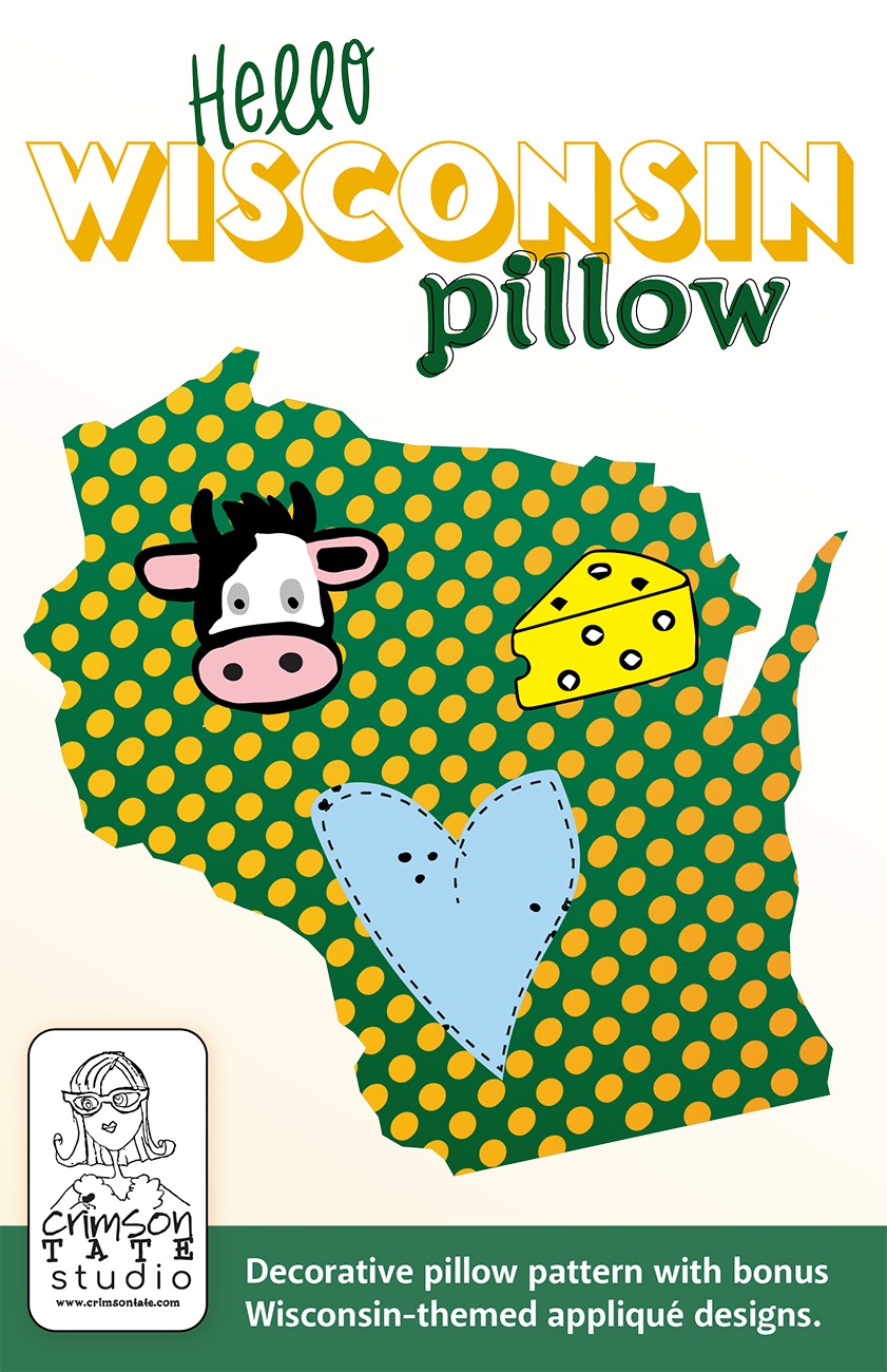 Hello Wisconsin Pillow Pattern