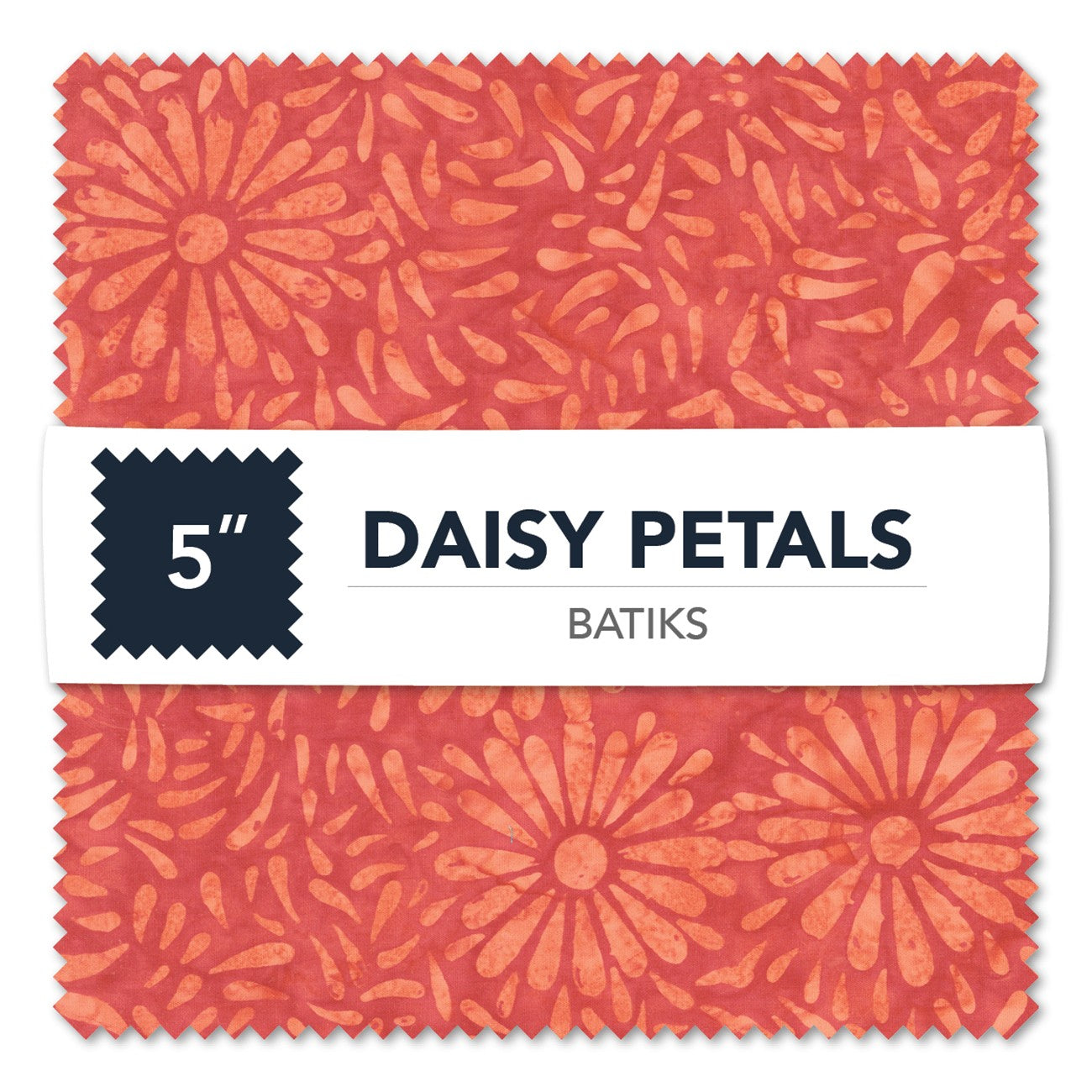 5in Squares, Daisy Petals, 42pcs