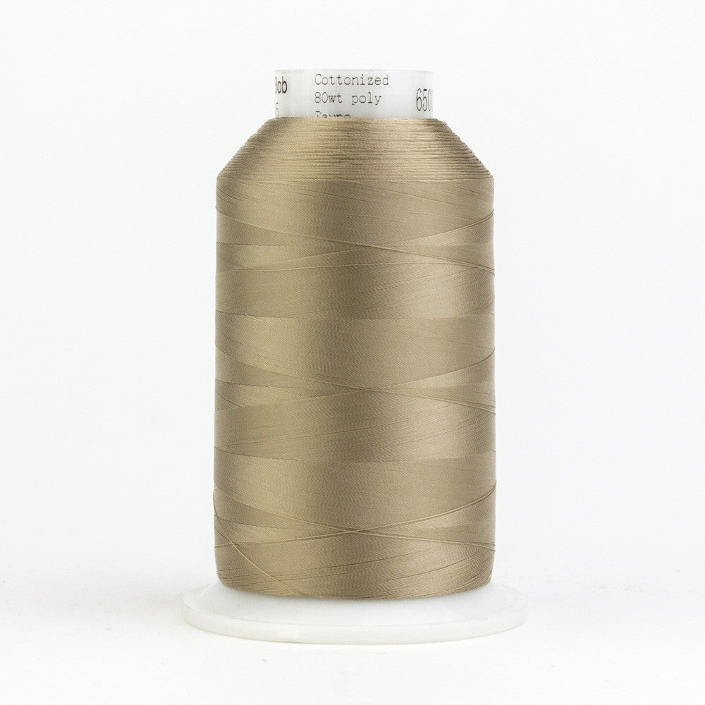 DecoBob Cottonized Polyester 80wt 6000m Taupe